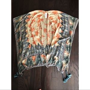 Anthropologie Long Kimono